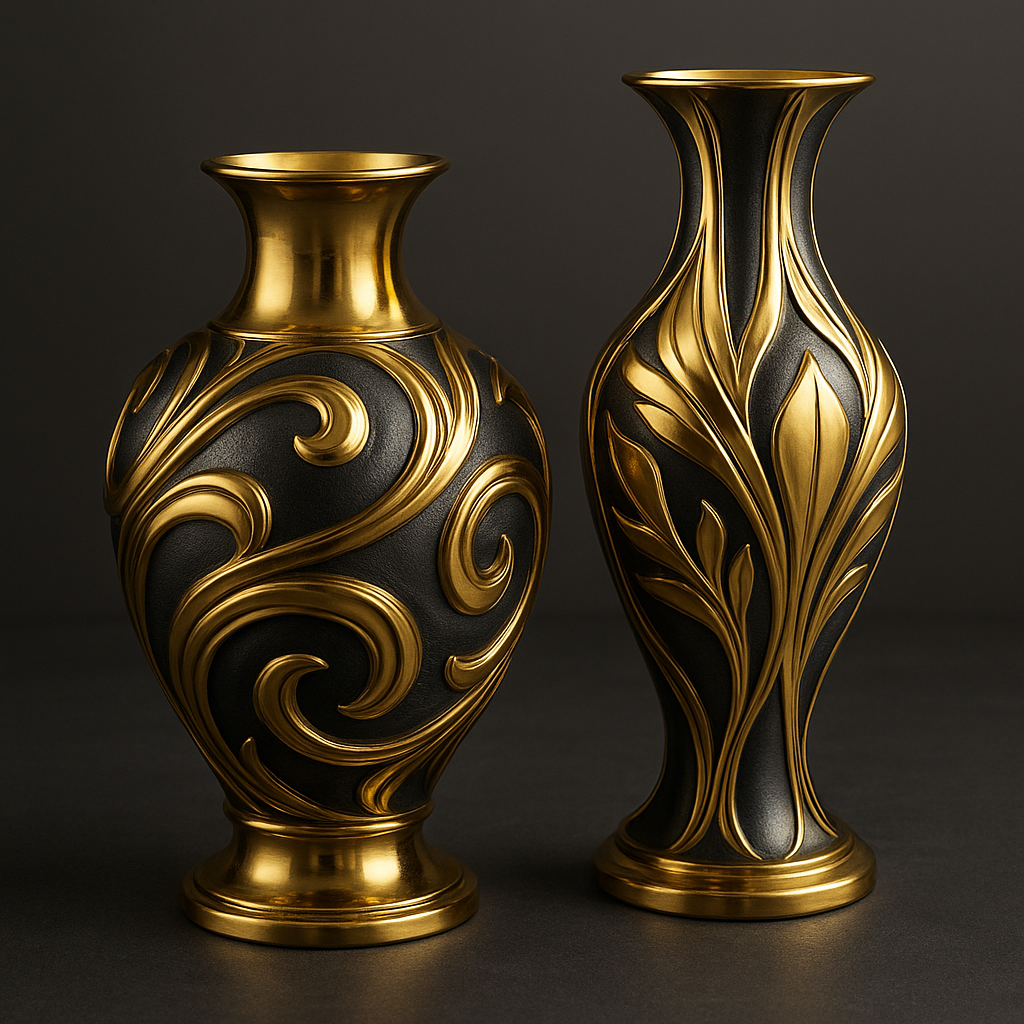 Elysian Gold Éclat™ – Designer Vase Collection